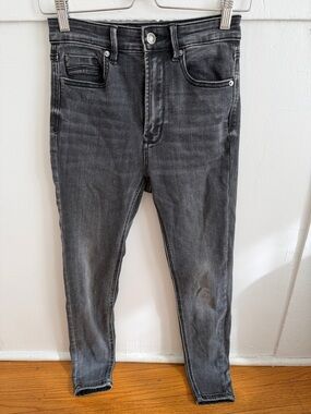 stradivarius Gray Washed Skinny Jeans